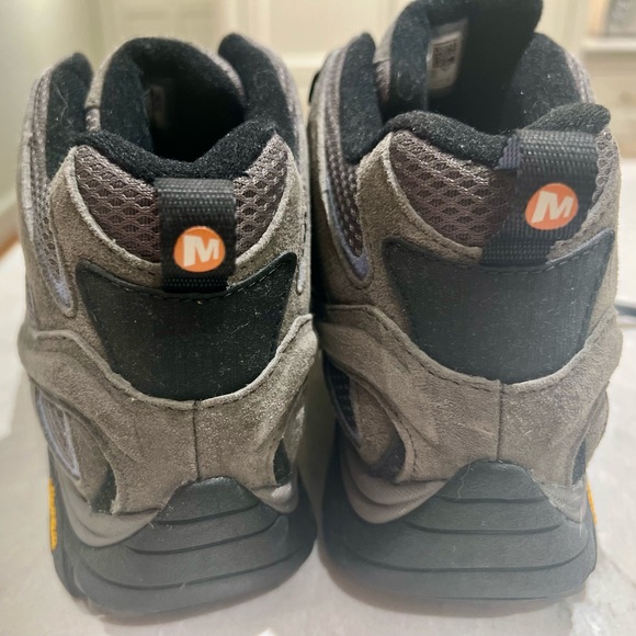 Merrell Women’s Moab Waterproof Leather/Mesh Hiking Boots Size 11 Vibram sole - Picture 6 of 8